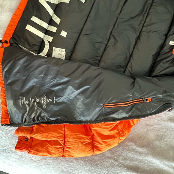 Calvin Klein PUFFER JACKET - Winter Jacket - Coral orange/Coral … - Picture 14 of 16